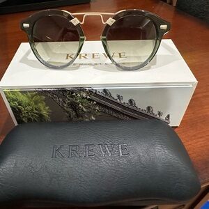 KREWE STL macha II with gold hardware.